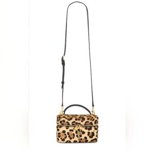 Saint Laurent Leopard Pattern Vanity Bag
